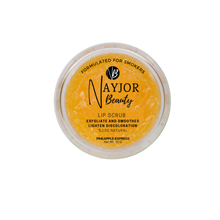 Load image into Gallery viewer, Nayjor Beauty Pineapple Lip Scrub – Exfoliating and hydrating lip care in a 10g jar for smooth, soft lips.