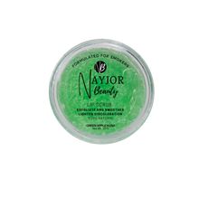 Load image into Gallery viewer, Nayjor Beauty Green Apple Lip Scrub – Exfoliating and hydrating lip care in a 10g jar for smooth, soft lips.
