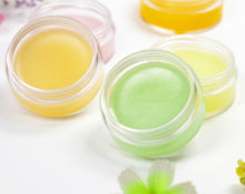 Load image into Gallery viewer, Open jar of NayJor Beauty Day &amp; Night Lip Mask showing smooth, rich texture. Deeply hydrating formula for soft, moisturized lips.
