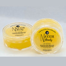 Load image into Gallery viewer, Pineapple Lip Scrub by Nayjor Beauty – Made with real pineapple extract for gentle exfoliation and hydration.
