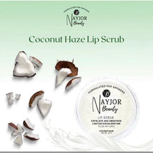 Load image into Gallery viewer, Nayjor Beauty Coconut Lip Scrub – Hydrating exfoliating lip scrub with nourishing oils and fruit extracts.
